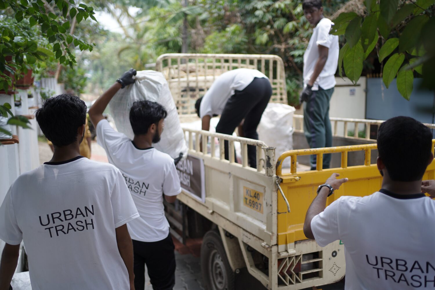 Waste Management truck in south asia